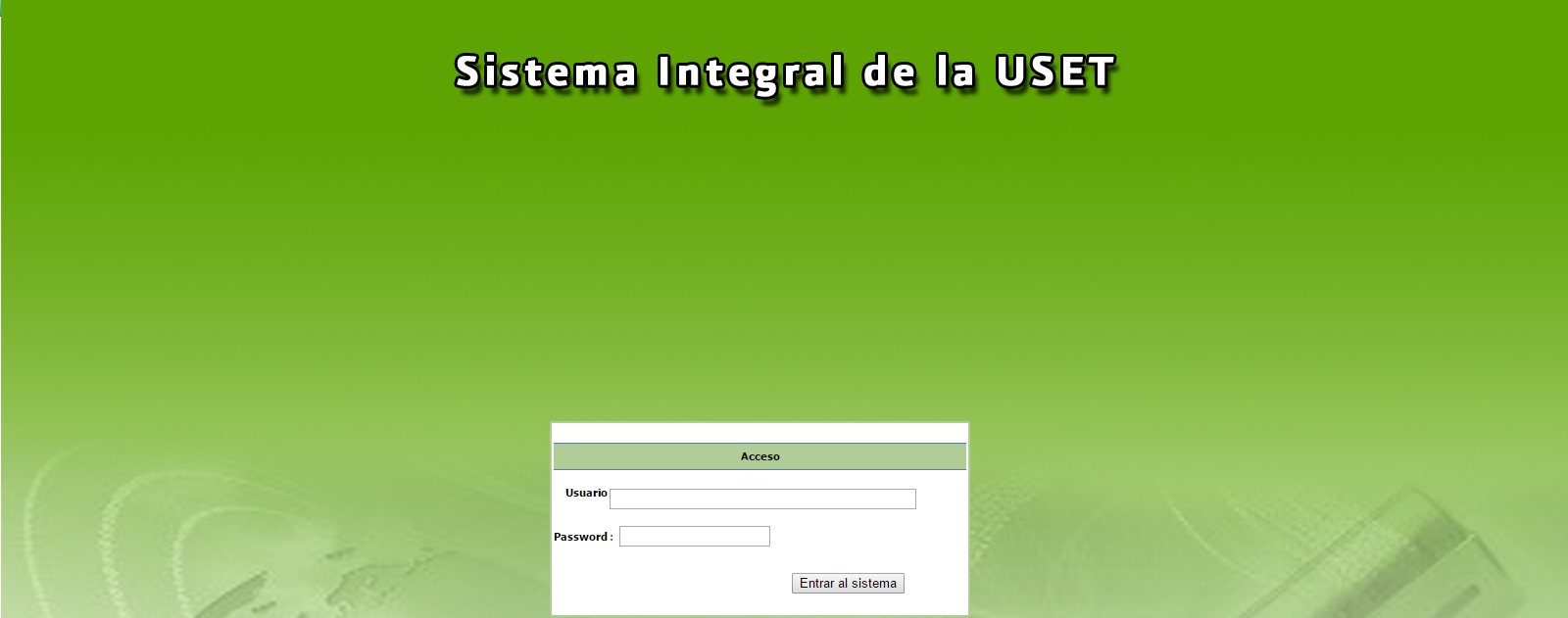 AVISOS sistema Integral USET 2025